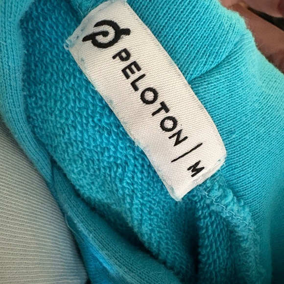 Peloton Hoodie Women's Size M Blue Make Your Mark Pullover Sweatshirt - Picture 5 of 6